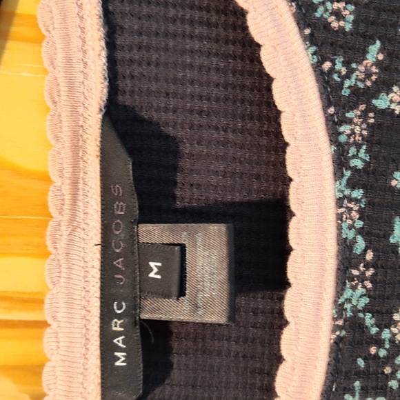 Vintage Y2K Marc by Marc Jacobs Ditzy Print Floral Thermal Shirt - Picture 2 of 4